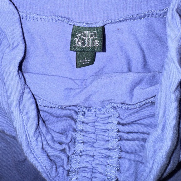 Wild Fable Target Periwinkle Tiered Mini Skirt Size Large - Picture 3 of 3